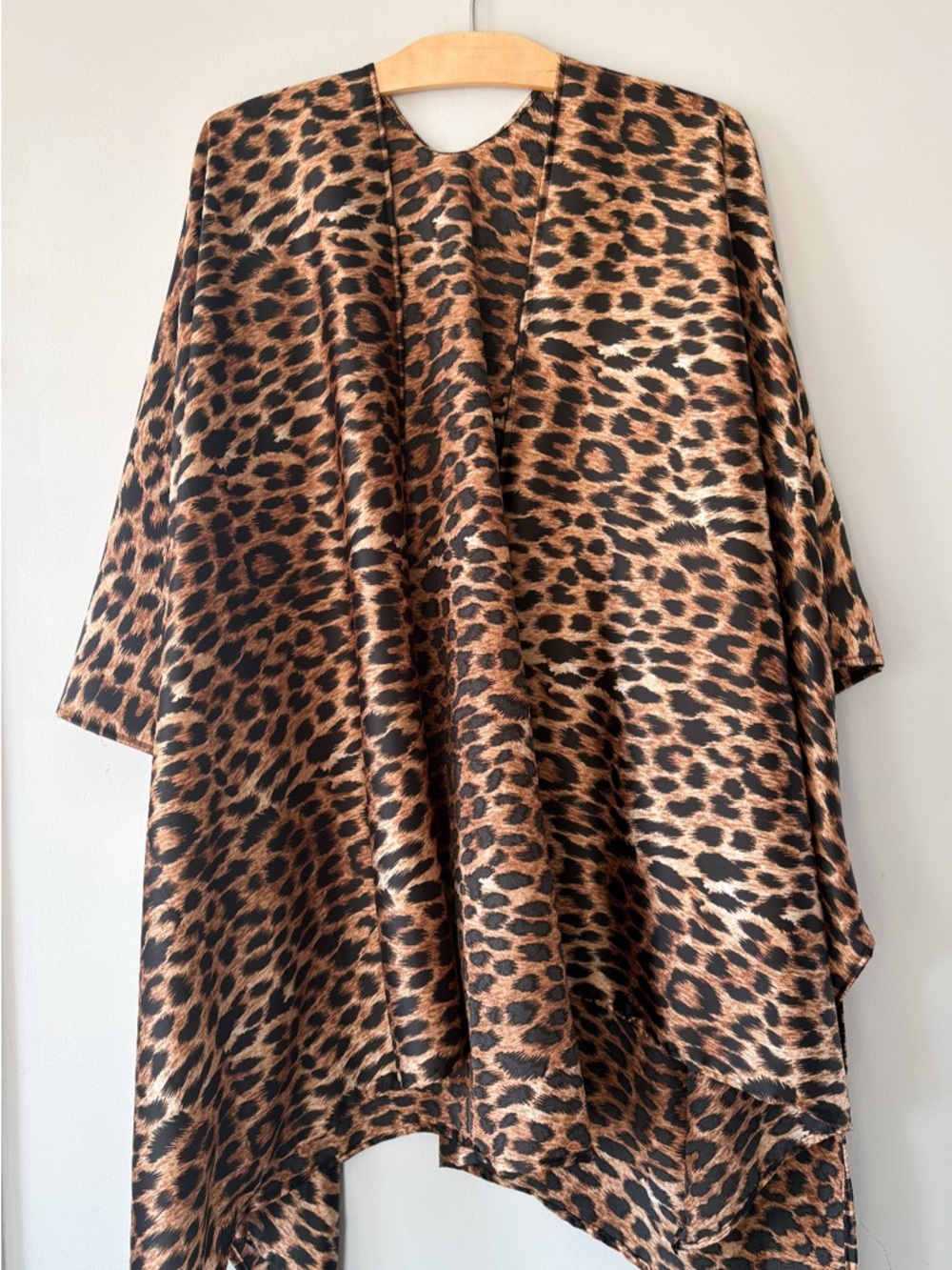 Handmade Leopard Print Kimono